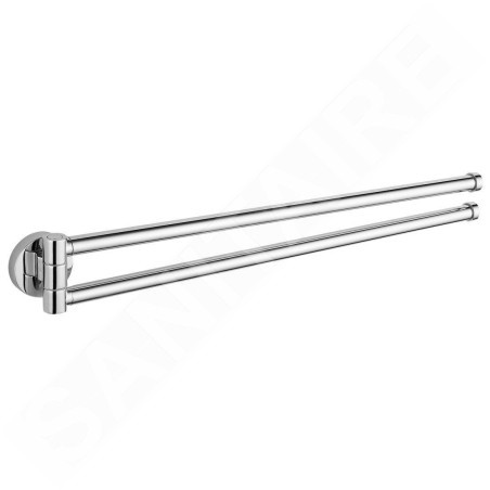 Aqualine Samba - Porte-serviettes pivotant, 450 mm, chrome SB121