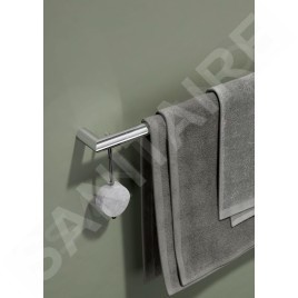 Keuco Reva - Porte-serviettes, longueur de 800 mm, chrome 12801010800