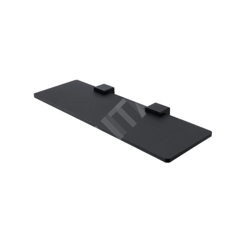 Nimco Kibo - Étagère IXI, longueur 400 mm, plexiglass noir Ki-X340-C-90