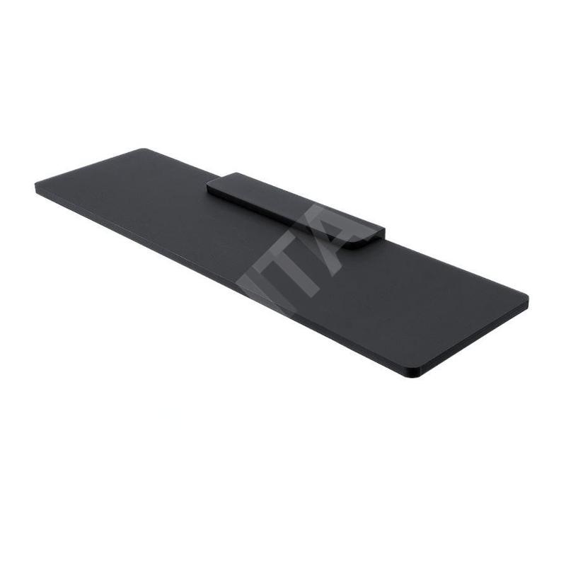 Nimco Maya - Tablette IXI, longueur 500 mm, plexiglas noir MAC X350-C-90