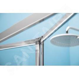 Polysan Easy Line - Porte de douche 1000 mm, verre clair EL1910
