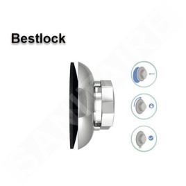 Compactor Bestlock - Étagère d'angle en fil de fer, 455x138x155 mm, noir RAN9787
