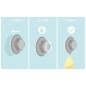 Compactor Bestlock - Porte-papier toilette, noir RAN9781