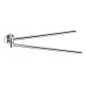 Sapho X-Round - Porte-serviettes rotatif, longeur 420 mm, chrome XR405