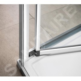Polysan Easy Line - Porte de douche 1000 mm, verre clair EL1910