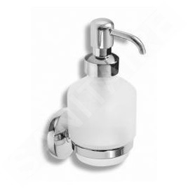 Novaservis Metalia 1 - Distributeur de savon avec support, verre/chrome 6150,0