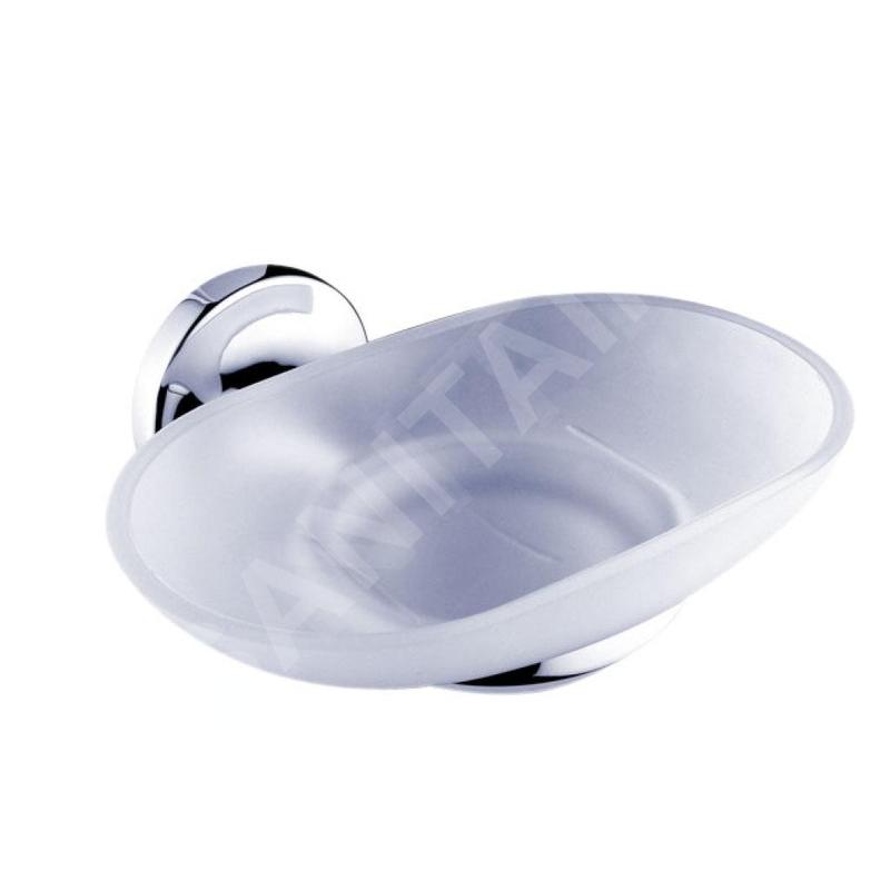 Nimco Monolit - Distributeur de savon avec support, verre dépoli/chrome MO 4059C-26
