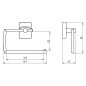 Novaservis Metalia 12 - Porte-rouleaux, chrome 0231,0 Novaservis Metalia 12 - Porte-rouleaux, chrome 0231,0