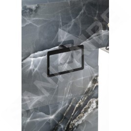 Sapho Gedy Pirenei - Porte-serviettes 230x150 mm, noir mat PI7014