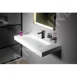 Sapho Gedy Pirenei - Verre pour brosse à dents et dentifrice, à poser, verre dépoli/noir mat PI1014