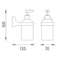 Nimco Monolit - Distributeur de savon, chrome MO 4031C-P-26