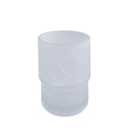 Nimco Pièces de rechange - Verre pour brosse à dents et dentifrice, sans support, verre mat 1058C