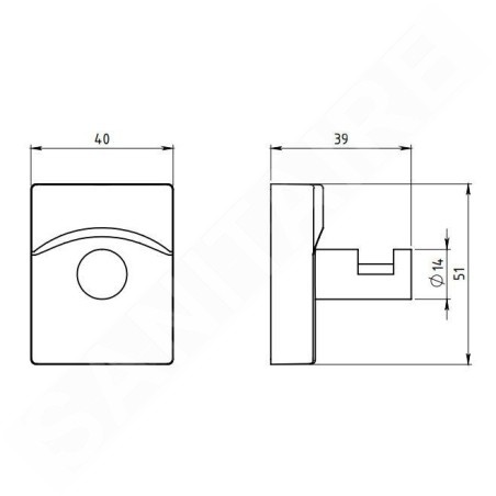Novaservis Metalia 12 - Porte-serviettes, chrome 0209,0