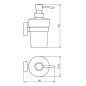 Novaservis Metalia 12 - Distributeur de savon, verre/chrome 0255,0