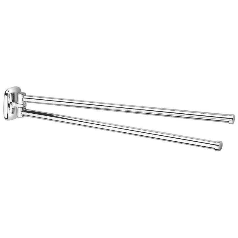 Aqualine Rumba - Porte-serviettes double, longueur 460 mm, chromé RB121