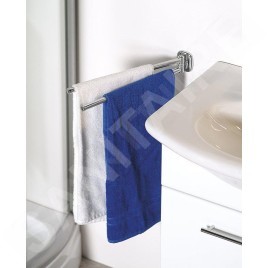 Aqualine Rumba - Porte-serviettes double, longueur 460 mm, chromé RB121