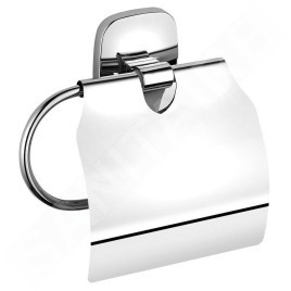 Aqualine Rumba - Porte-papier de toilette avec couvercle, chrome RB107