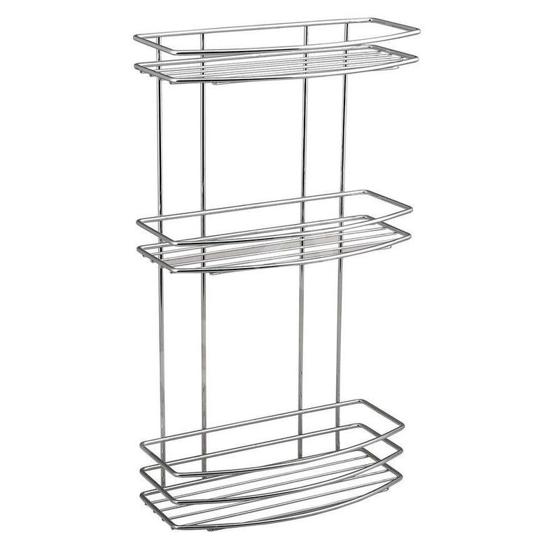 Aqualine Chrom Line - Triple étagère en fil de fer, chromée 37045