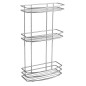 Aqualine Chrom Line - Triple étagère en fil de fer, chromée 37045