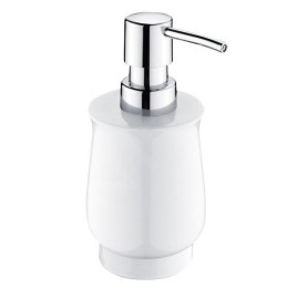 Nimco Lada - Distributeur de savon sur pied, blanc/chrome 1031LA-26
