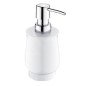 Nimco Lada - Distributeur de savon sur pied, blanc/chrome 1031LA-26