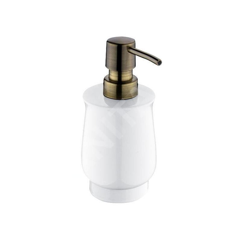 Nimco Lada - Distributeur de savon, blanc/laiton 1031LA-65