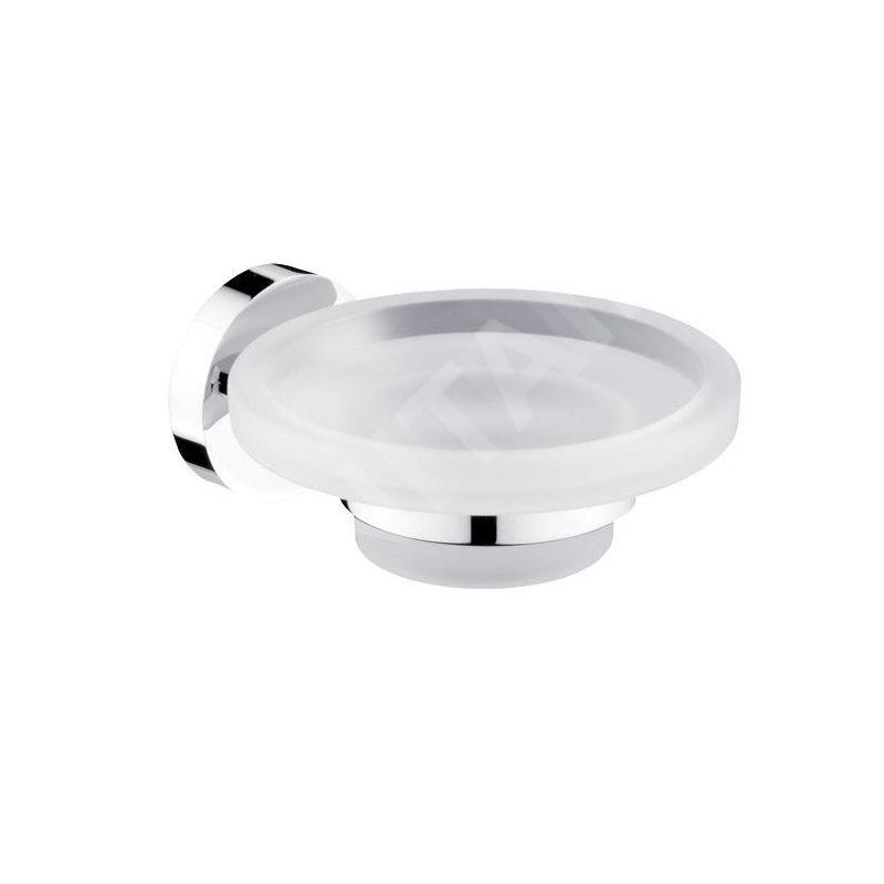 Nimco Unix - Porte-savon avec support, verre mat/chrome UN 13059W-26