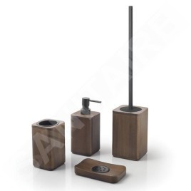Sapho Accessoires de salle de bains Gedy - Porte-savon à poser, bois 3911