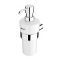 Nimco Bormo - Distributeur de savon en céramique avec support, blanc / chrome BR 11031KN-26
