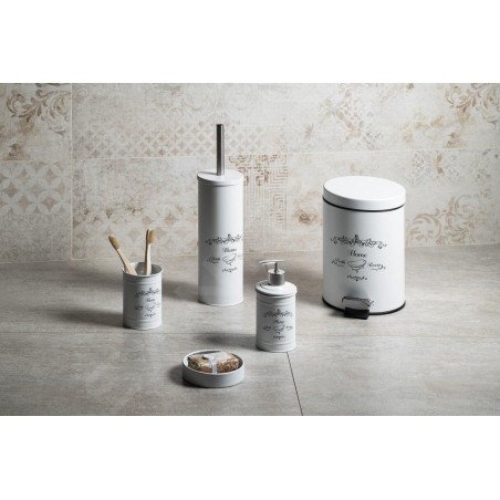 Aqualine Nicea - Distributeur de savon à poser, blanc 7498