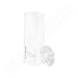 Compactor Organisateurs cosmétiques - Distributeur de tampons démaquillants, plastique transparent RAN5059