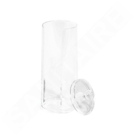 Compactor Organisateurs cosmétiques - Distributeur de tampons démaquillants, plastique transparent RAN5059