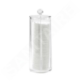 Compactor Organisateurs cosmétiques - Distributeur de tampons démaquillants, plastique transparent RAN5059