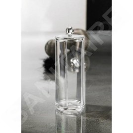 Compactor Organisateurs cosmétiques - Distributeur de tampons démaquillants, plastique transparent RAN5059