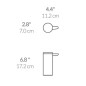 Simplehuman Accessoires de salle de bains - Distributeur de savon sans contact, inox brillant ST1044