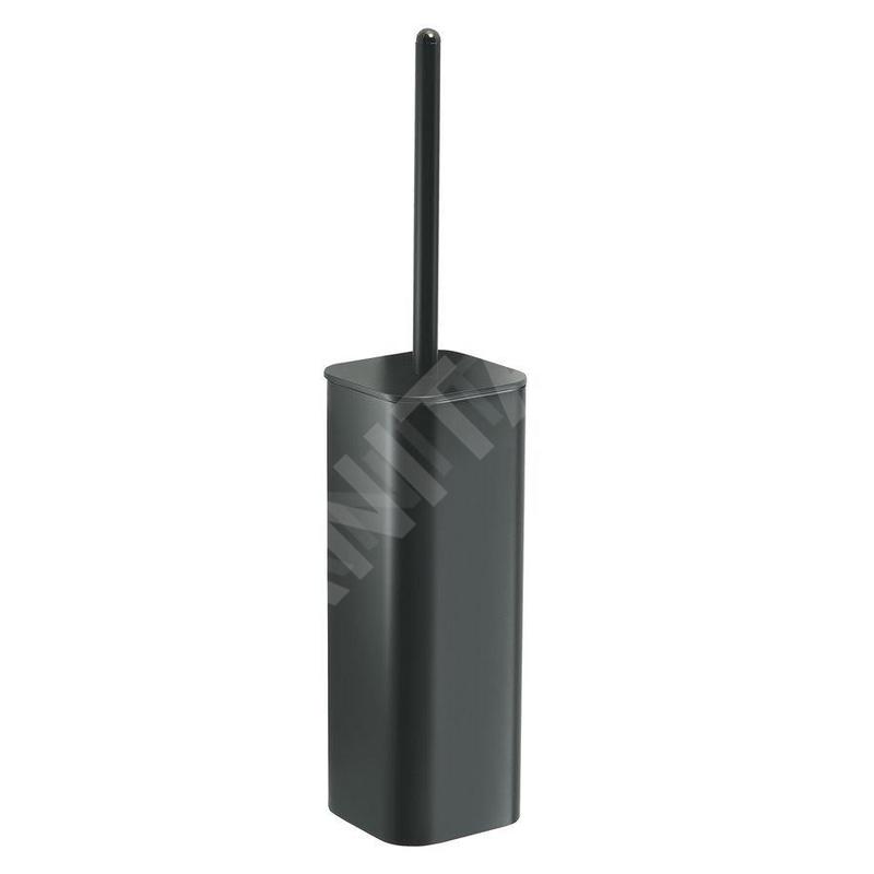 Sapho Flori - Brosse de toilette avec support, noir mat 32330314