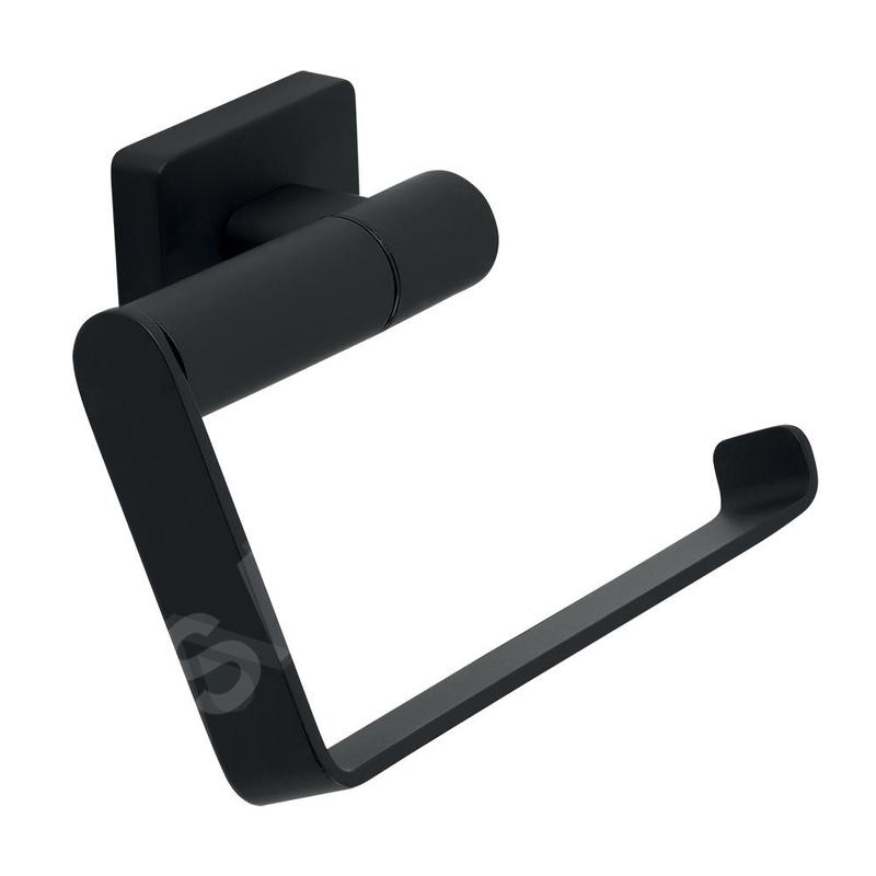 Novaservis Ferro Greta - Porte-papier toilette, noir mat AGR33BL