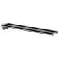 Keuco Reva - Porte-serviettes, longueur 450 mm, noir mat 12818370000