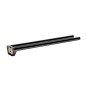 Keuco Reva - Porte-serviettes, longueur 450 mm, noir mat 12818370000
