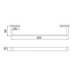 Steinberg 460 - Porte-serviettes, longueur 450 mm, chrome 460 2645