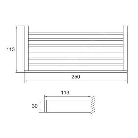 Steinberg 460 - Étagère, chrome 460 2300