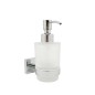 kielle Harmonia - Distributeur de savon avec support, verre mat / chrome 40123000