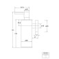 Steinberg 650 - Distributeur de savon avec support, chrome 650 8000