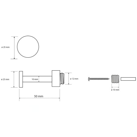 Sapho X-Round - Crochet, chrome XR218