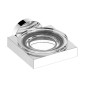 Keuco Edition 90 - Porte-savon avec support, verre/chrome 19055019000