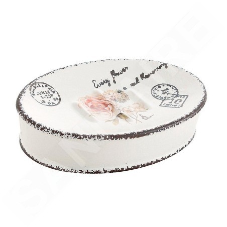Sapho Gedy Clothilde - Porte-savon sur pied, blanc CI1102