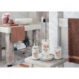 Sapho Gedy Clothilde - Porte-savon sur pied, blanc CI1102