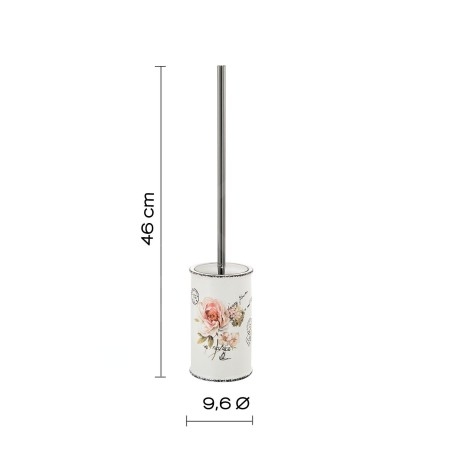 Sapho Gedy Clothilde - Brosse WC sur pied, blanche CI3302