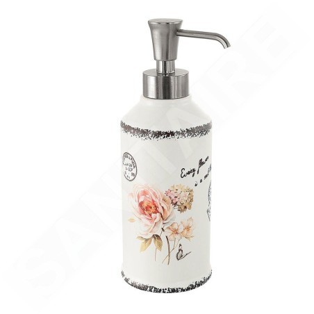 Sapho Gedy Clothilde - Distributeur de savon sur pied, blanc CI8002