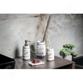 Sapho Gedy Catherine - Distributeur de savon sur pied, blanc CT8002